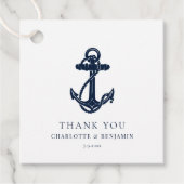 カスタムネイビ航海のーブルーいかりコースト結婚ーズ フェイバータグ (正面)