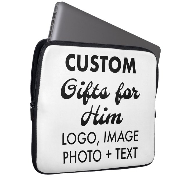 カスタムネオプレン13インチラップトップスリーブカバーケース ラップトップスリーブ (正面右)