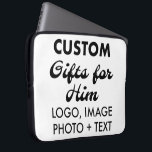 カスタムネオプレン15インチラップトップスリーブカバーケース ラップトップスリーブ<br><div class="desc">大カスタムパーソナライズされた型ネオプレン15インチラップトップスリーブカバーケース、軽量で耐水性に優れ、トップローディングZIP (10インチ、13インチ、および15インチのノートブックPCに対応)。ロゴ、写真、画像、デザインをアップロードし、ロゴ、写真、画像、デザインに自分の文字を追加し、自分の誕生日、クリスマス、父の日、バレンタインのお祝い、彼のためのオフィスのギフトを作るために自分の文字を追加パーソナライズされた(男性、男性、男性、夫、ボーイフレンド、父親、パパ、若い男性、息子)。</div>