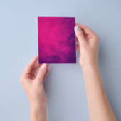 カスタムネオンマゼンタチラシ チラシ (手)