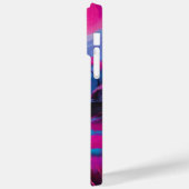 カスタムネオン絵画の風景マゼンタのシアン名 Case-Mate iPhoneケース (裏面 / 左)