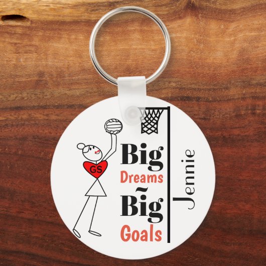 カスタムネットボパーソナライズされたール引用文 キーホルダー (正面)