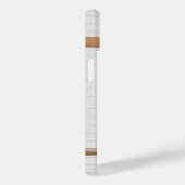 カスタムネットボールのユニフォーム赤と白ブルー Case-Mate iPhoneケース (裏面 / 右)