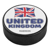 カスタムネームイギリス国旗 アイスホッケーパック (3/4)
