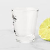 カスタムネームカウガールブーツキュートモダン ブライズパーティー ショットグラス (右)