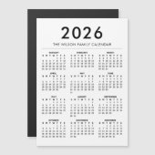 カスタムネームカレンダー 2027 (正面/裏面)