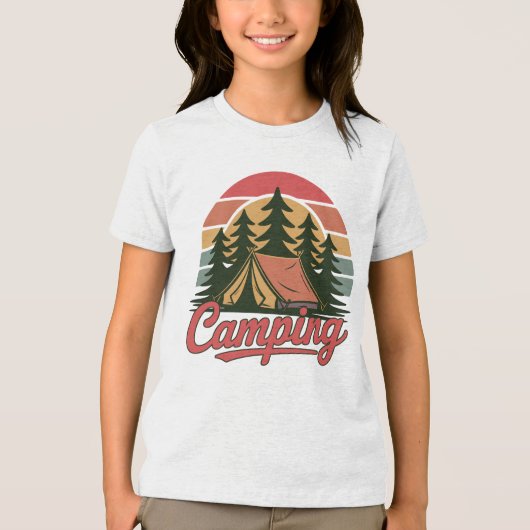 カスタムネームキャンピング トライブレンドＴシャツ (正面)