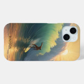 カスタムネームサーフィン Case-Mate iPhoneケース (裏面 (横))