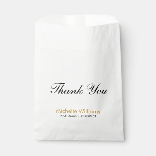 カスタムネームテキストをありがとう - オーダーメイド フェイバーバッグ (正面)