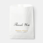 カスタムネームテキストをありがとう - パーソナライズされたオリジナル フェイバーバッグ (正面)