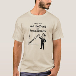 カスタムネームトレンドチャート 楽しいトレーダー Tシャツ