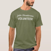 カスタムネームボランティア Tシャツ (正面)