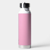カスタムネームモノグラム 25oz ピンク ウォーターボトル (左面)