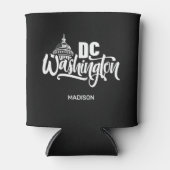 カスタムネームワシントンD.C. 缶クーラー (正面)
