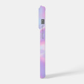カスタムネーム入りおしゃれな擬似イリデッセントiPhoneケース iPhoneケース (左側面)