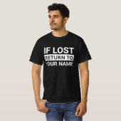 カスタムネーム入りおもしろカップルネーム Tシャツ (正面フル)