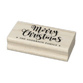 カスタムネーム入りお祝い体クリスマスおめでとう ラバースタンプ (スタンプ)