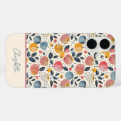 カスタムネーム入りアップル柄 Case-Mate iPhoneケース (裏面 (横))