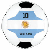 カスタムネーム入りアルゼンチン代表サッカーボール サッカーボール (正面)