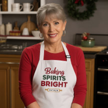 カスタムネーム入りクリスマスギフト「Baking Spirits Bright」