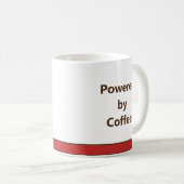 カスタムネーム入りコーヒー愛好家デザイン コーヒーマグカップ (正面右)