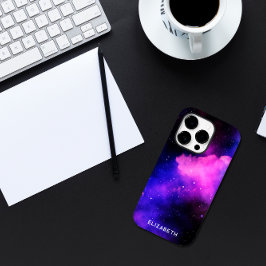カスタムネーム入りスペーススカイネビュラ Case-Mate iPhone 14 PROケース
