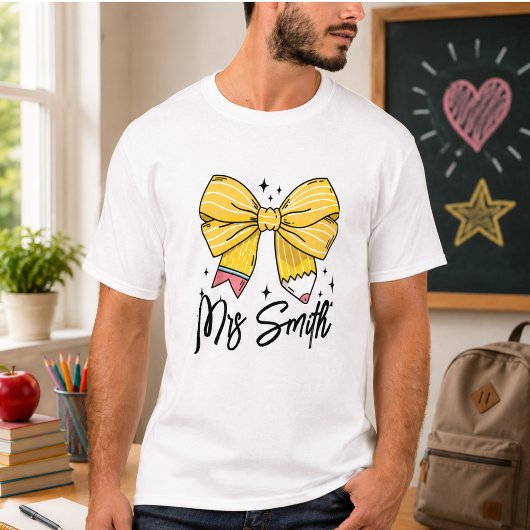 カスタムネーム入りバックトゥスクールコケッテ Tシャツ