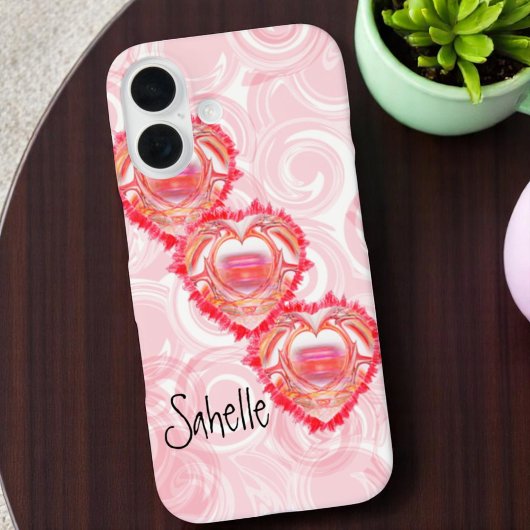 カスタムネーム入りボロボロハート Case-Mate iPhoneケース