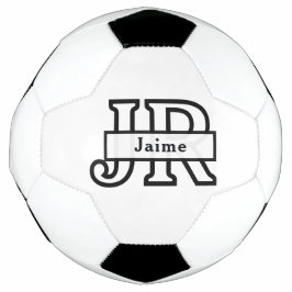 カスタムネーム入りモノグラム クール クラシック サッカー フット サッカーボール