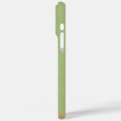 カスタムネーム入りラスティックグリーンメタルワーク溶接 Case-Mate iPhoneケース (裏面 / 左)