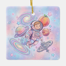 カスタムネーム入り宇宙飛行士少年スペースギャラクシー