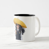カスタムネーム入り韓ドラ名言マグカップ ツートーンマグカップ (正面右)