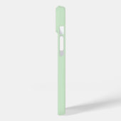 カスタムネーム入り高級ライトグリーンフォンケース Case-Mate iPhoneケース (裏面 / 左)