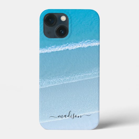 カスタムネーム入り サンド シー ウェーブ テンプレート Case-Mate iPhoneケース (裏面)
