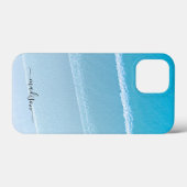 カスタムネーム入り サンド シー ウェーブ テンプレート Case-Mate iPhoneケース (裏面 (横))