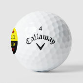 カスタムネーム入りCallaway Supersoftゴルフボール ゴルフボール (ロゴ)