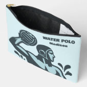 カスタムネーム水球 アクセサリーポーチ (見開き)