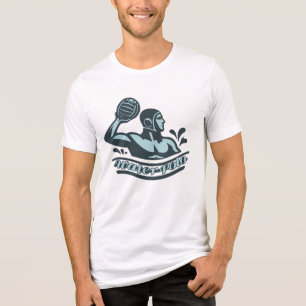 カスタムネーム水球 トライブレンドTシャツ