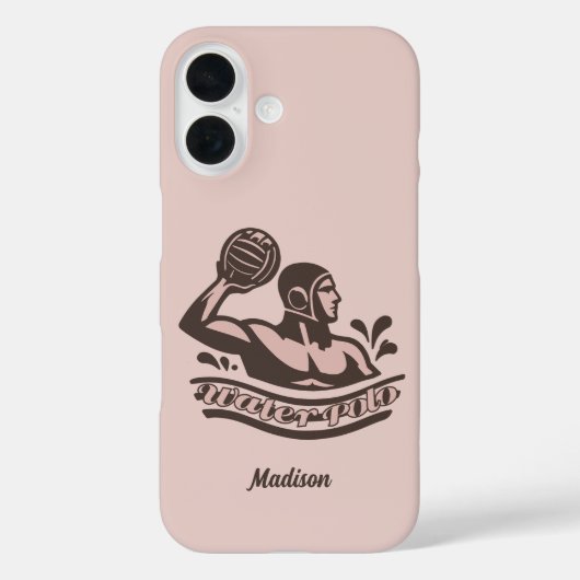 カスタムネーム水球 Case-Mate iPhoneケース (裏面)