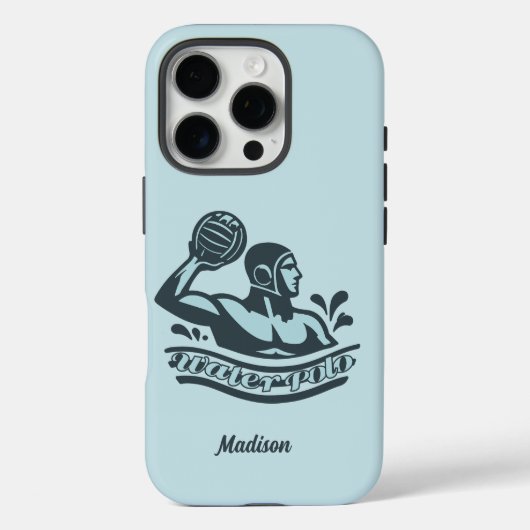 カスタムネーム水球 Case-Mate iPhoneケース (裏面)
