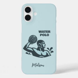 カスタムネーム水球 iPhone 16 PLUSケース