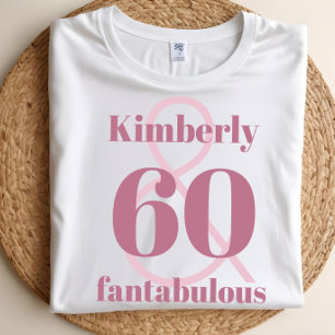 カスタムネーム60歳の誕生日お祝い Tシャツ