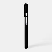 カスタムネーム おしゃれ モダン シンプル ブラック iPhone 16ケース (左側面)
