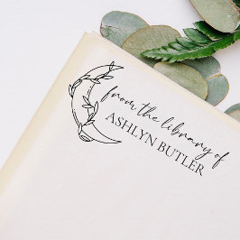 カスタムネーム ウッドスタンプ 図書館コレクションより ラバースタンプ