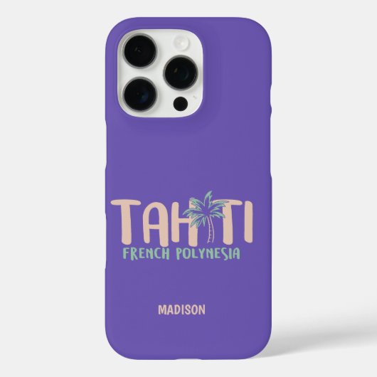 カスタムネーム＆カラータヒチ Case-Mate iPhoneケース (裏面)