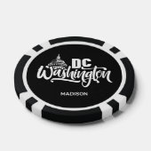 カスタムネーム&カラーワシントンD.C. ポーカーチップ (シングル)