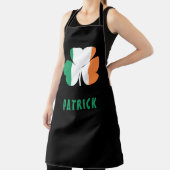 カスタムネーム ケルト アイルランド シャムロック アイルランド国旗 エプロン (インサイチュ)