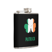 カスタムネーム ケルト アイルランド シャムロック アイルランド国旗 フラスク (右)