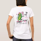 カスタムネーム コケット ピックルボール ガールTシャツ Tシャツ (裏面)