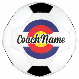 カスタムネーム コロラドデザイン サッカーボール